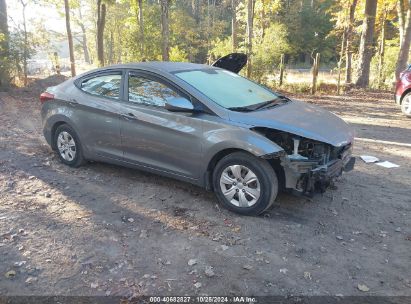 Lot #2995297224 2016 HYUNDAI ELANTRA SE