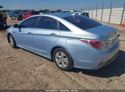 Lot #2994067881 2011 HYUNDAI SONATA HYBRID