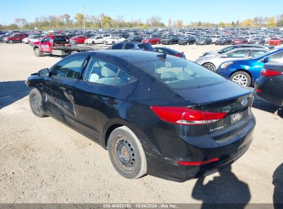 Lot #3035085659 2017 HYUNDAI ELANTRA SE