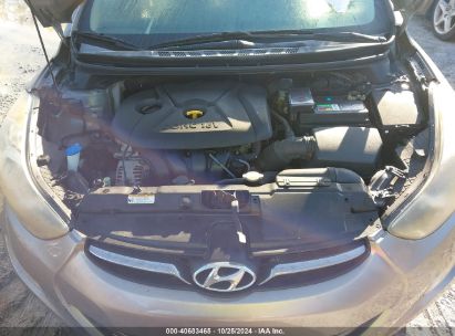 Lot #3042570956 2012 HYUNDAI ELANTRA LIMITED