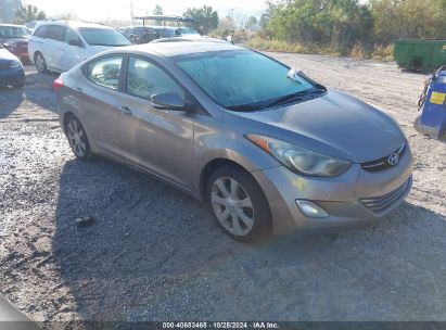 Lot #3042570956 2012 HYUNDAI ELANTRA LIMITED