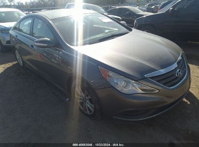 Lot #3035085648 2014 HYUNDAI SONATA GLS