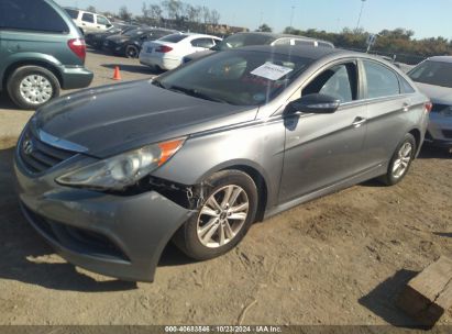 Lot #3035085648 2014 HYUNDAI SONATA GLS