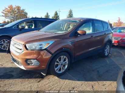 Lot #3035075128 2017 FORD ESCAPE SE