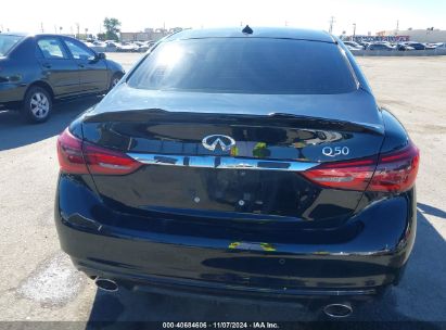 Lot #2992832742 2021 INFINITI Q50 LUXE