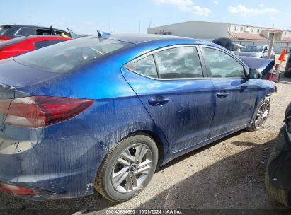 Lot #3035085614 2019 HYUNDAI ELANTRA SEL