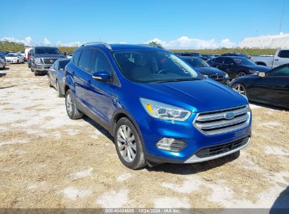 Lot #2992822584 2017 FORD ESCAPE TITANIUM