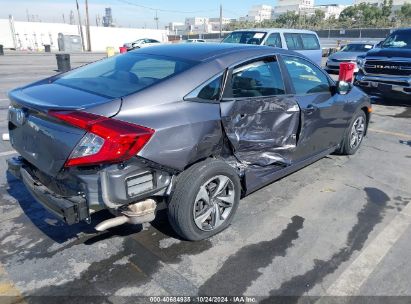 Lot #2992832740 2020 HONDA CIVIC LX