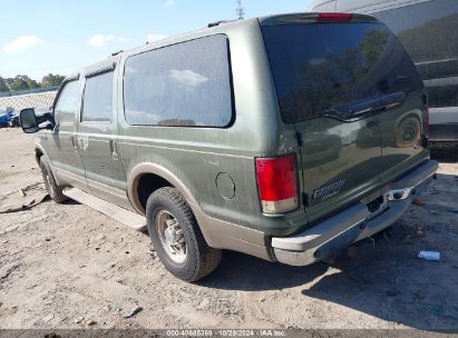 Lot #3035075103 2001 FORD EXCURSION LIMITED