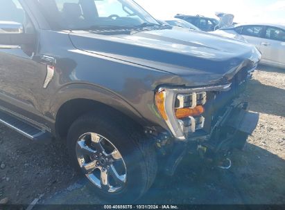 Lot #2991586893 2022 FORD F-150 LARIAT