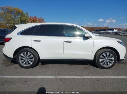 Lot #2992822568 2014 ACURA MDX TECHNOLOGY PACKAGE