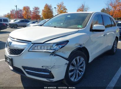 Lot #2992822568 2014 ACURA MDX TECHNOLOGY PACKAGE