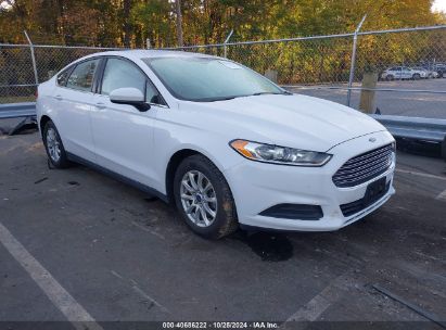 Lot #3035075079 2015 FORD FUSION S