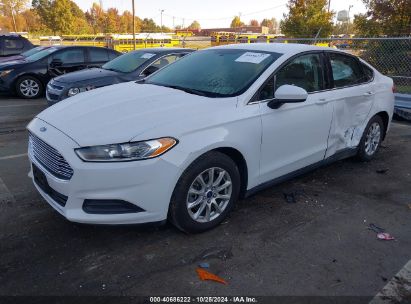 Lot #3035075079 2015 FORD FUSION S