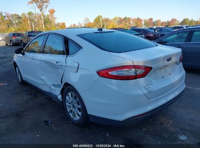 Lot #3035075079 2015 FORD FUSION S