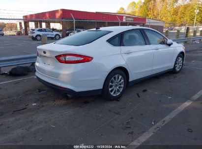 Lot #3035075079 2015 FORD FUSION S