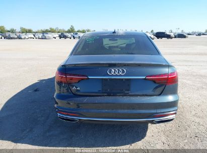 Lot #3035085602 2020 AUDI A4 PREMIUM 40 TFSI FRONT-WHEEL DRIVE S TRONIC