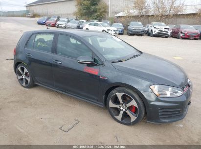 Lot #3056472946 2017 VOLKSWAGEN GOLF GTI AUTOBAHN 4-DOOR/S 4-DOOR/SE 4-DOOR/SPORT 4-DOOR