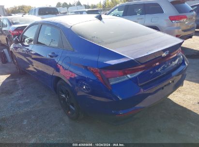 Lot #3035085595 2022 HYUNDAI ELANTRA SEL