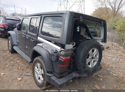 Lot #3056070411 2018 JEEP WRANGLER UNLIMITED SPORT S 4X4