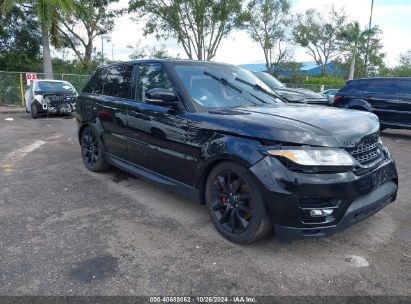 Lot #3051084577 2017 LAND ROVER RANGE ROVER SPORT 3.0L V6 SUPERCHARGED HSE