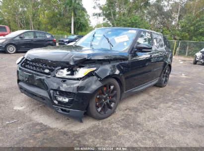 Lot #3051084577 2017 LAND ROVER RANGE ROVER SPORT 3.0L V6 SUPERCHARGED HSE