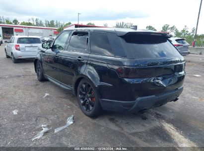 Lot #3051084577 2017 LAND ROVER RANGE ROVER SPORT 3.0L V6 SUPERCHARGED HSE