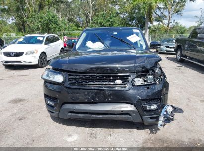 Lot #3051084577 2017 LAND ROVER RANGE ROVER SPORT 3.0L V6 SUPERCHARGED HSE