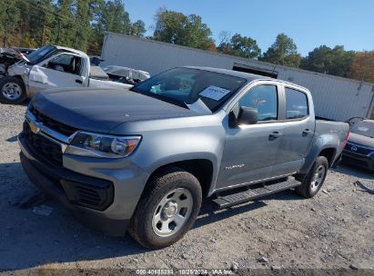 Lot #3037547214 2021 CHEVROLET COLORADO 2WD  SHORT BOX WT