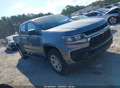 Lot #3037547214 2021 CHEVROLET COLORADO 2WD  SHORT BOX WT