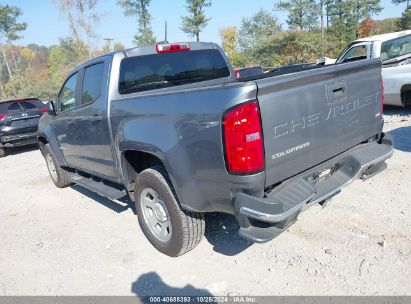 Lot #3037547214 2021 CHEVROLET COLORADO 2WD  SHORT BOX WT