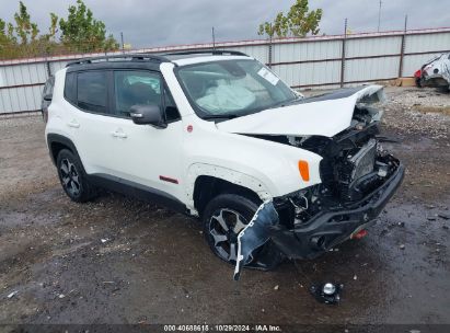 Lot #2990353318 2021 JEEP RENEGADE TRAILHAWK 4X4