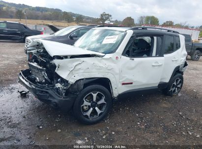 Lot #2990353318 2021 JEEP RENEGADE TRAILHAWK 4X4