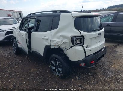 Lot #2990353318 2021 JEEP RENEGADE TRAILHAWK 4X4