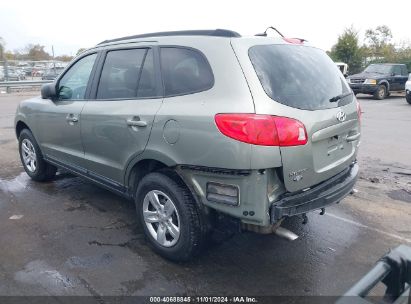 Lot #2995280931 2009 HYUNDAI SANTA FE GLS