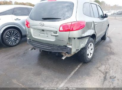 Lot #2995280931 2009 HYUNDAI SANTA FE GLS