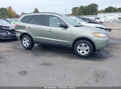 Lot #2995280931 2009 HYUNDAI SANTA FE GLS