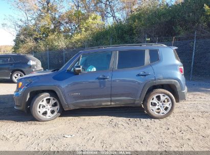 Lot #2992817064 2022 JEEP RENEGADE LIMITED 4X4