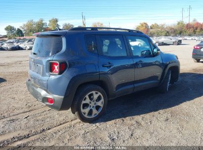 Lot #2992817064 2022 JEEP RENEGADE LIMITED 4X4