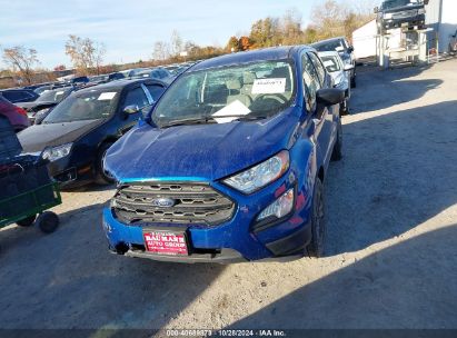 Lot #2995296873 2020 FORD ECOSPORT S