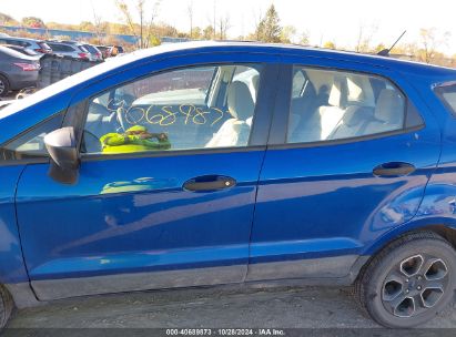 Lot #2995296873 2020 FORD ECOSPORT S