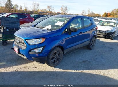 Lot #2995296873 2020 FORD ECOSPORT S