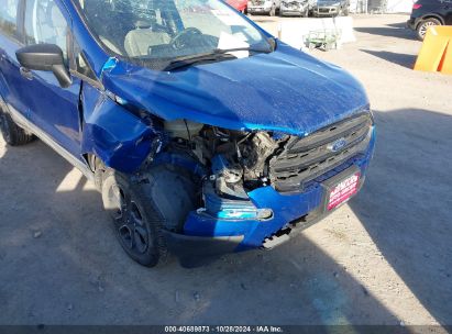 Lot #2995296873 2020 FORD ECOSPORT S