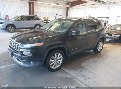 Lot #2995290570 2016 JEEP CHEROKEE LIMITED