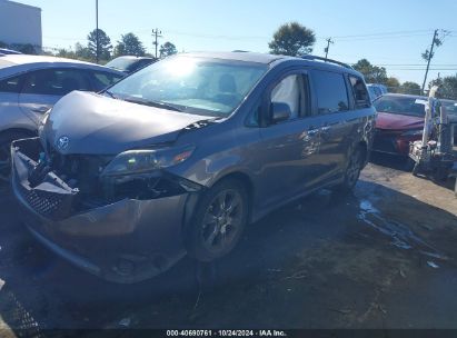 Lot #2989127273 2015 TOYOTA SIENNA SE 8 PASSENGER