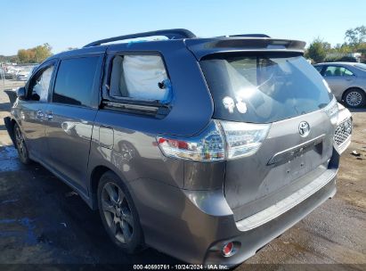 Lot #2989127273 2015 TOYOTA SIENNA SE 8 PASSENGER