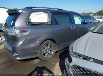 Lot #2989127273 2015 TOYOTA SIENNA SE 8 PASSENGER