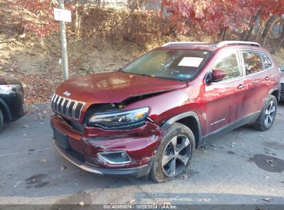 Lot #2995296795 2020 JEEP CHEROKEE LIMITED 4X4