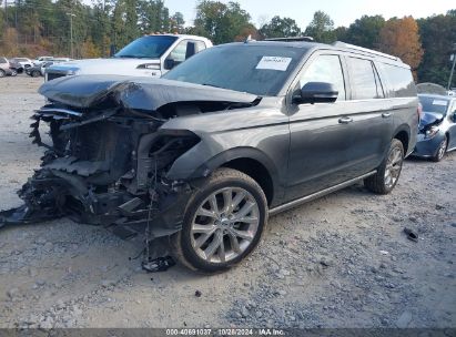 Lot #3052076707 2019 FORD EXPEDITION MAX LIMITED