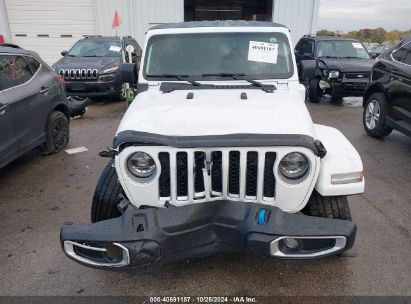 Lot #3053063868 2022 JEEP WRANGLER 4XE UNLIMITED SAHARA